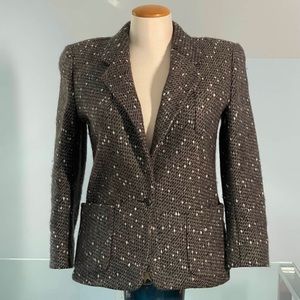 Really comfortable nubby wool jacket Sz 12